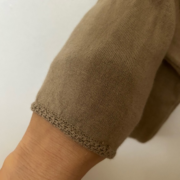 Burberry Women's Tan Cardigan Sweater - Picture 3 of 5